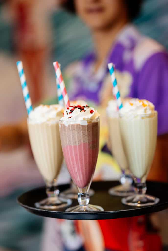 Milkshakes på Stacy´s Diner