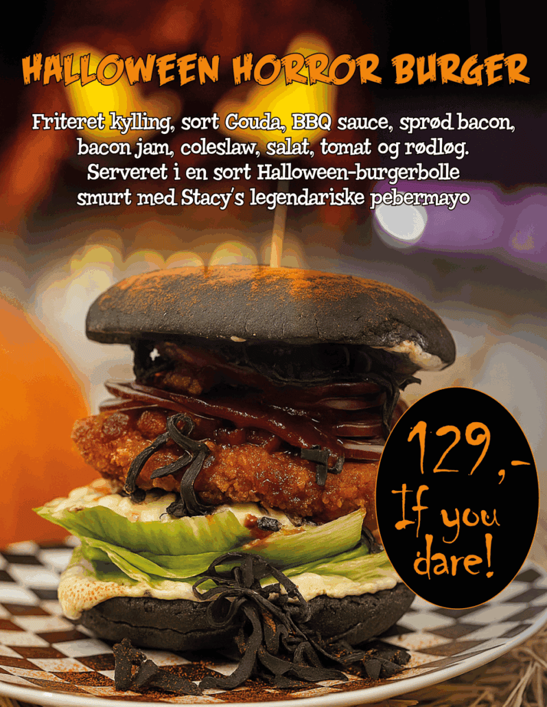 Halloween burger 2025