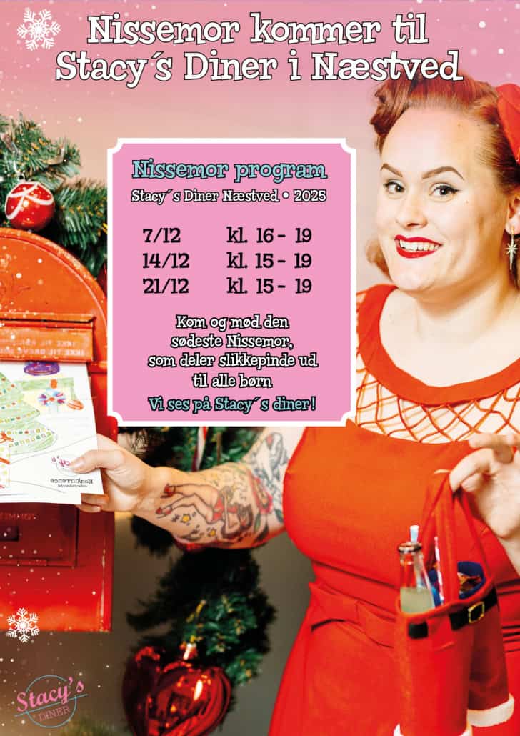 Nissemor program på Stacy´s Næstved 2025 Nissemor program på Stacy´s Næstved 2025