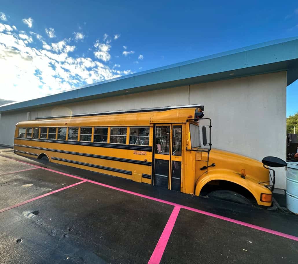 Skolebus på Stacy´s Diner Køge