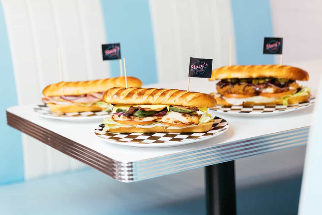 Sandwich-Stacys-Diner Sandwich på Stacys Diner